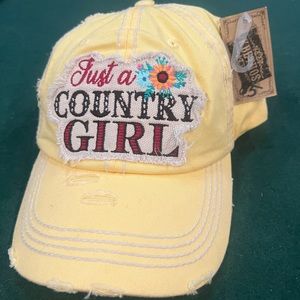 New hat, tag still on it